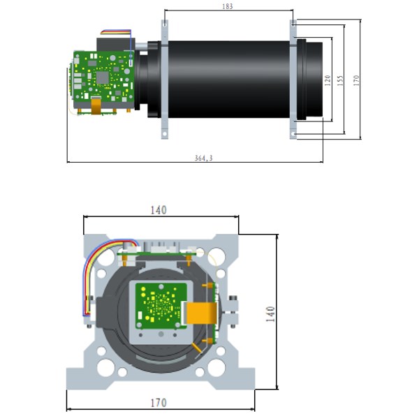 55倍200萬低照度網(wǎng)絡(luò)高清機(jī)芯外形尺寸 55倍200萬低照度網(wǎng)絡(luò)高清機(jī)芯外形尺寸
